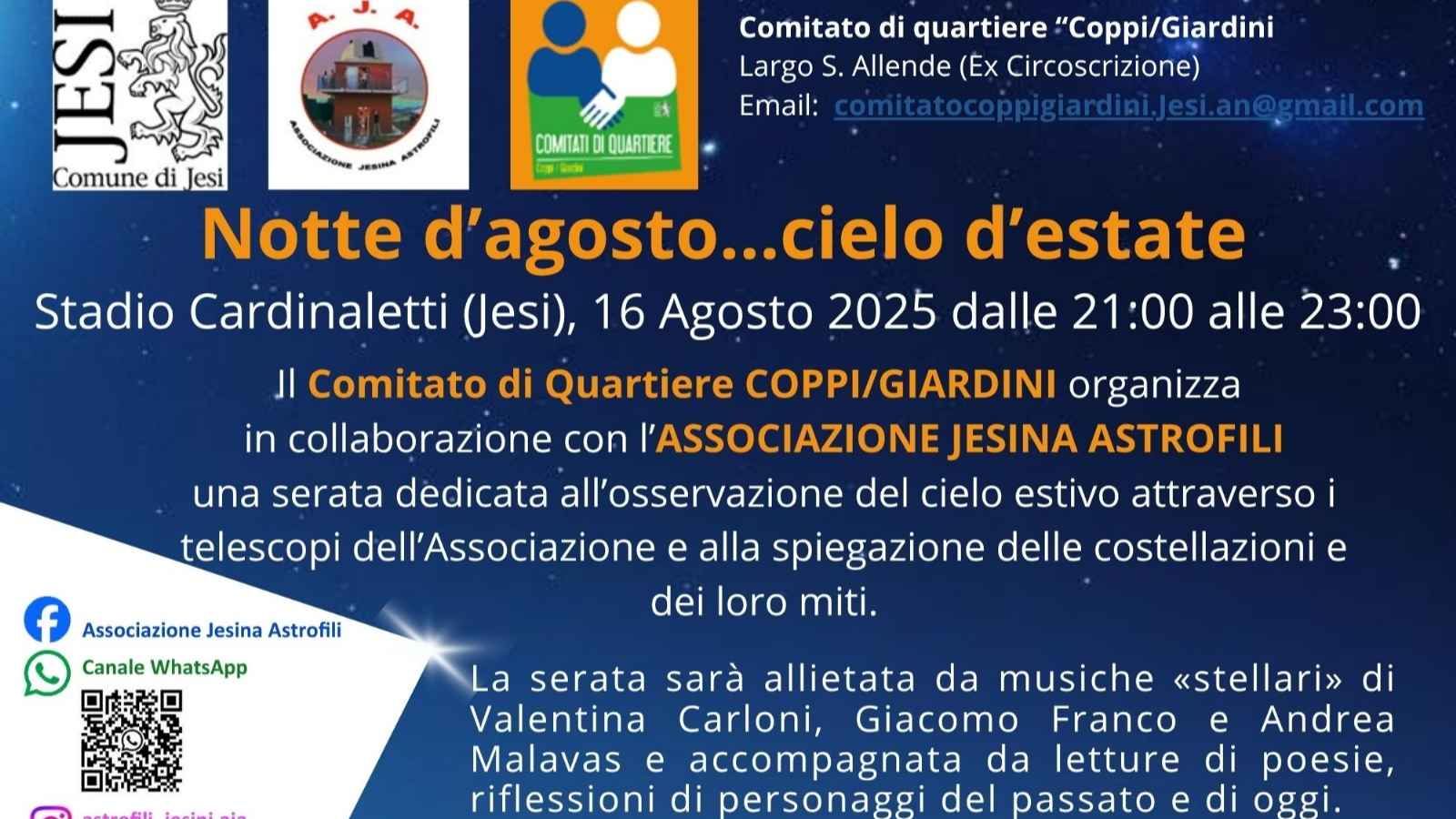 Locandina evento